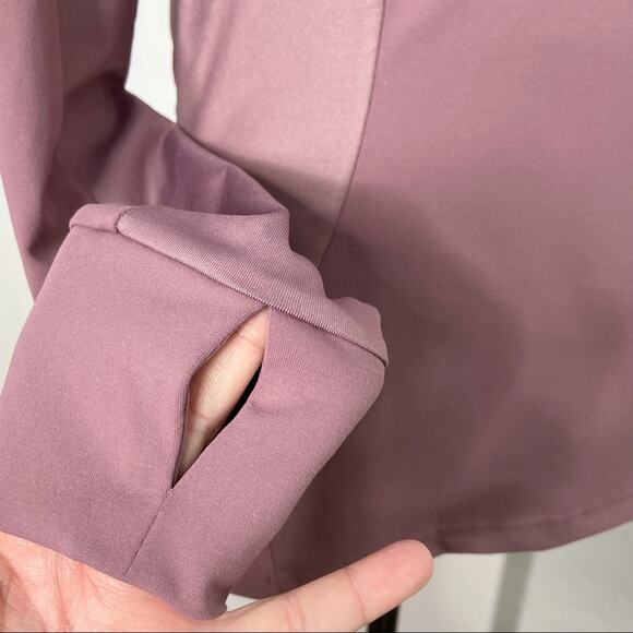 Fabletics Alecia Rouge Hoodie Mauve Pullover Activewear Yoga Gym Size S - Picture 4 of 11